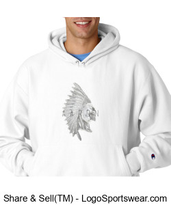 Champion Reverse Weave Hooded Sweatshirt Design Zoom