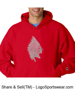 Champion Reverse Weave Hooded Sweatshirt Design Zoom